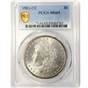 Image 1 : 1883-CC Morgan Silver Dollar PCGS MS65