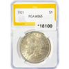 Image 1 : 1921 Morgan Silver Dollar PGA MS65