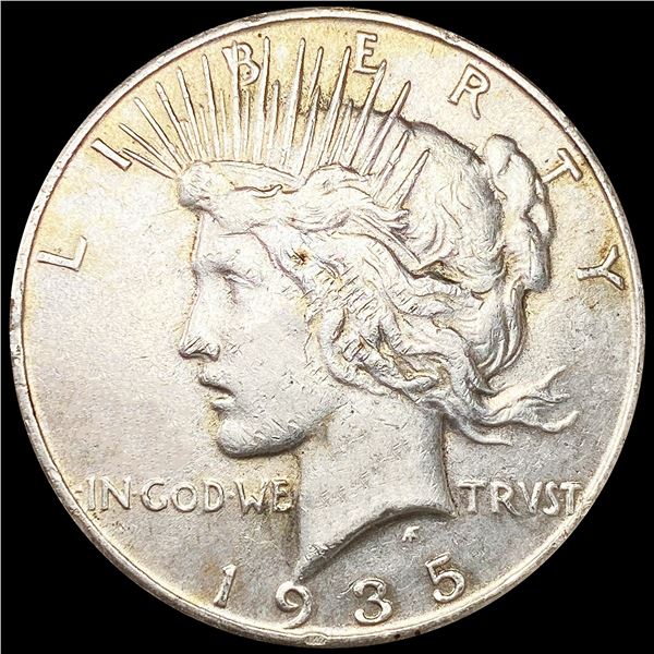 1935 Silver Peace Dollar CLOSELY UNCIRCULATED