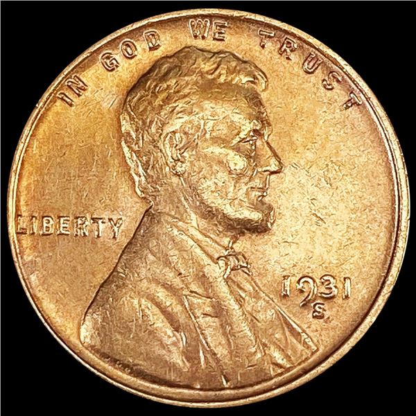 1931-S RD Wheat Cent UNCIRCULATED