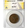 Image 1 : 1853 Large Cent ANACS AU53