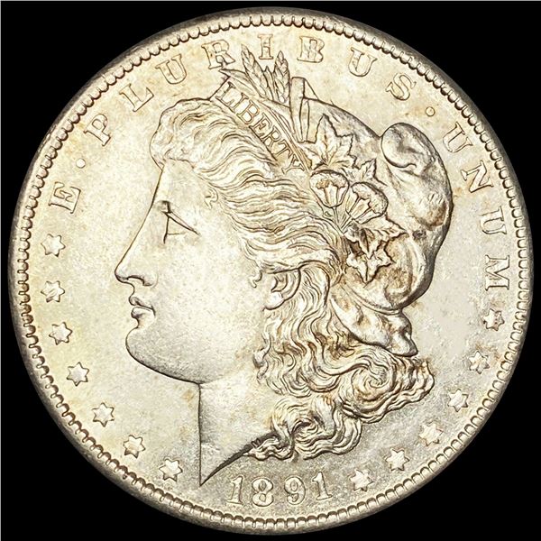 1891-S Morgan Silver Dollar UNCIRCULATED