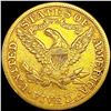 Image 2 : 1881 $5 Gold Half Eagle NEARLY UNCIRCULATED