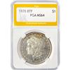 Image 1 : 1878 8TF Morgan Silver Dollar PGA MS64