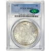 Image 1 : 1896 CAC Morgan Silver Dollar PCGS MS65+