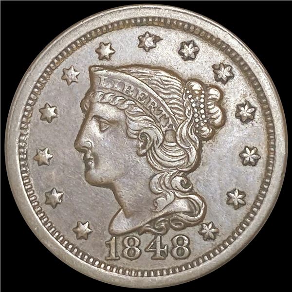 1848 Large Cent UNCIRCULATED