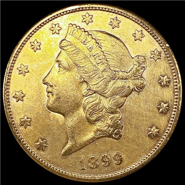 1899-S $20 Gold Double Eagle UNCIRCULATED