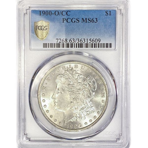 1900-O/CC Morgan Silver Dollar PCGS MS63