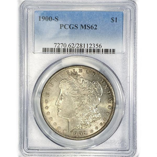1900-S Morgan Silver Dollar PCGS MS62
