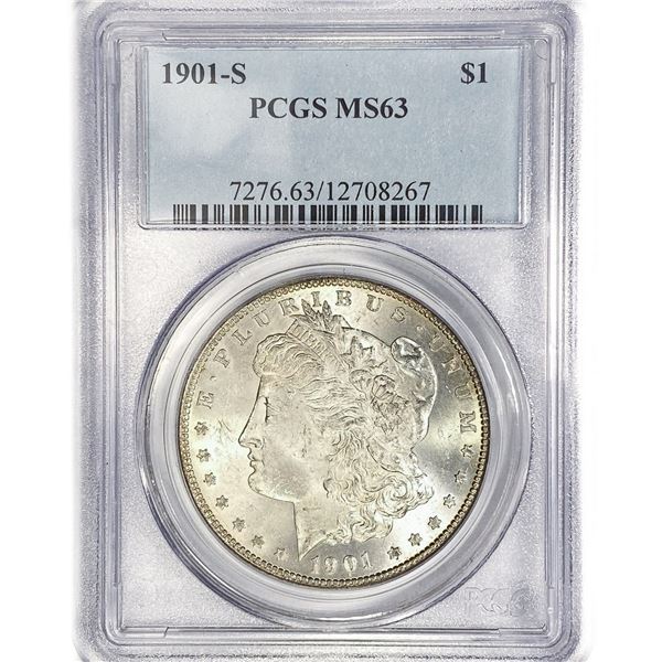 1901-S Morgan Silver Dollar PCGS MS63