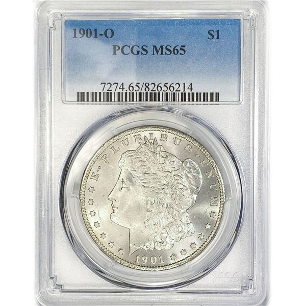 1901-O Morgan Silver Dollar PCGS MS65