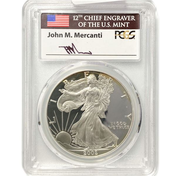 2002-W ASE Mercanti Signed PCGS PR70 DCAM
