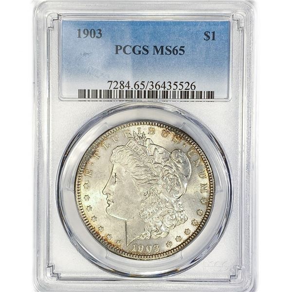 1903 Morgan Silver Dollar PCGS MS65