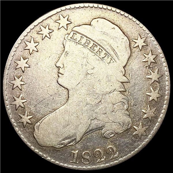 1822 0-112 Cap Bust Half Dollars R6 NICELY