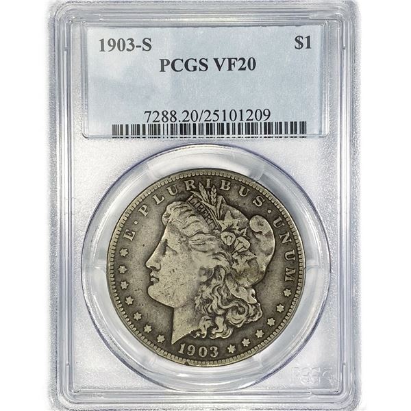 1903-S Morgan Silver Dollar PCGS VF20