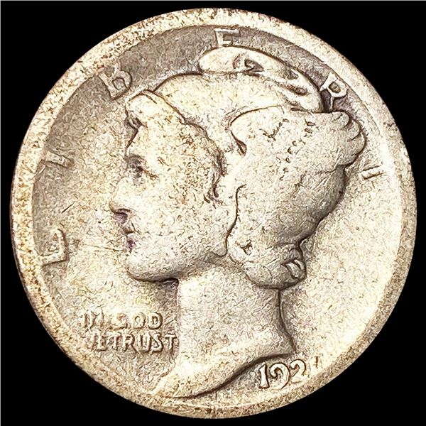 1921 Mercury Dime NICELY CIRCULATED