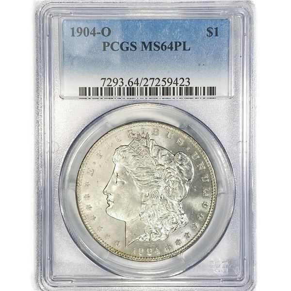 1904-O Morgan Silver Dollar PCGS MS64 PL