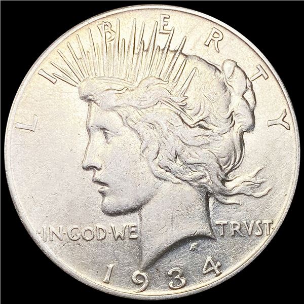 1934-S Silver Peace Dollar CLOSELY UNCIRCULATED