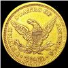 Image 2 : 1861 $2.50 Gold Quarter Eagle UNCIRCULATED