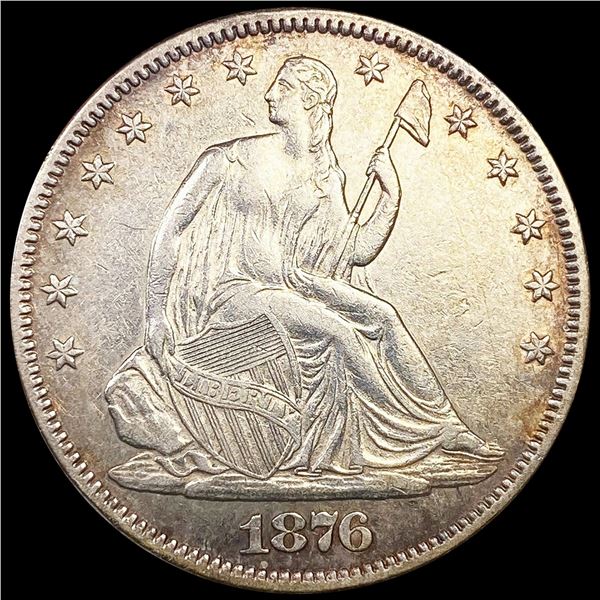 1876 Seated Liberty Half Dollar UNCIRCULATED