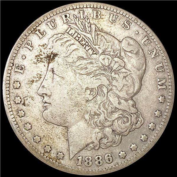 1886-S Morgan Silver Dollar LIGHTLY CIRCULATED