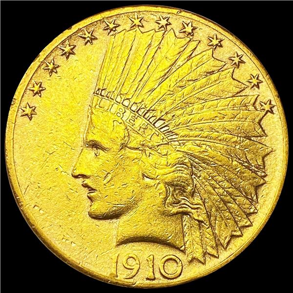 1910-S $10 Gold Eagle CLOSELY UNCIRCULATED