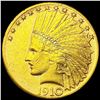 Image 1 : 1910-S $10 Gold Eagle CLOSELY UNCIRCULATED