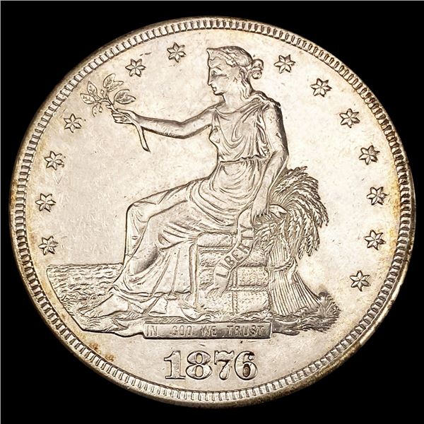 1876-S Silver Trade Dollar CLOSELY UNCIRCULATED