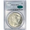 Image 1 : 1924-D CAC Silver Peace Dollar PCGS MS62
