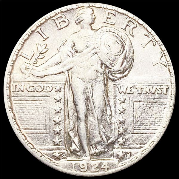 1924-S Standing Liberty Quarter NICELY CIRCULATED