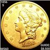 Image 1 : 1856-S $20 Gold Double Eagle UNCIRCULATED