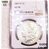 Image 1 : 1889-CC Morgan Silver Dollar NGC AU58