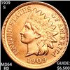 Image 1 : 1909-S Indian Head Cent CHOICE BU RD