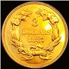 Image 2 : 1887 $3 Gold Piece GEM PROOF