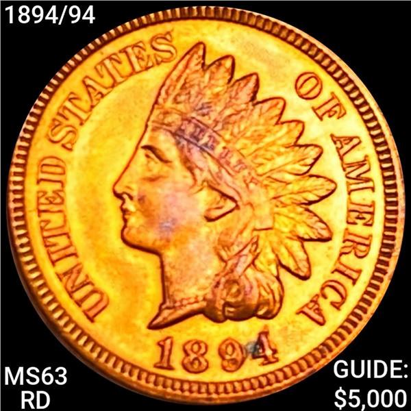 1894/94 Indian Head Cent CHOICE BU RD