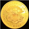 Image 2 : 1863 CIVIL WAR $20 Gold Double Eagle GEM BU