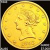 Image 1 : 1843 $10 Gold Eagle HIGH GRADE