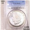 Image 1 : 1893-CC Morgan Silver Dollar PCGS MS63