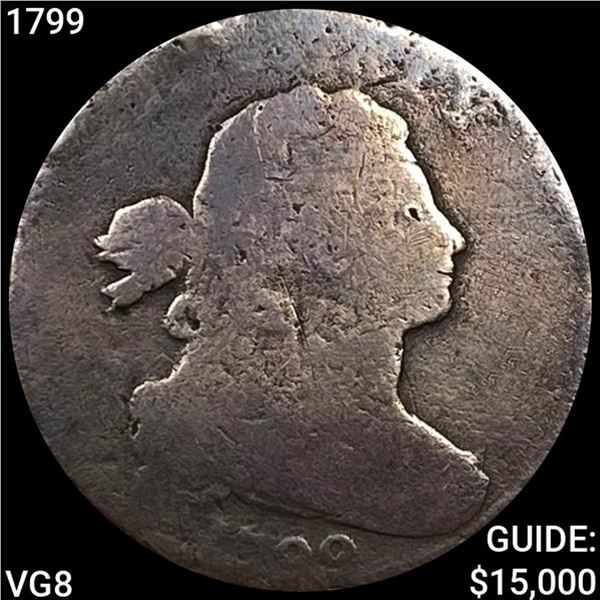 1799 Draped Bust Large Cent LIGHTLY CIRC
