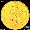 Image 1 : 1866 $3 Gold Piece CHOICE BU
