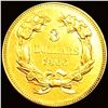 Image 2 : 1866 $3 Gold Piece CHOICE BU