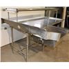 Image 6 : L SHAPE S/S COMMERCIAL RESTAURANT SINK WITH