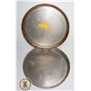 Image 1 : LOT OF 11 14" ALUMINUM PIZZA  PANS
