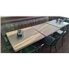 Image 2 : EDMONTON CLOSEOUT: LOT OF 10 RECTANGULAR DINING TABLES 24" X 28" X 29