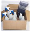 Image 1 : BOX WITH SPRAY BOTTLE BOTTOMS, AND CONDEMENT