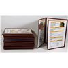 Image 1 : LARGE LOT OF TRIFOLD MENU HOLDERS