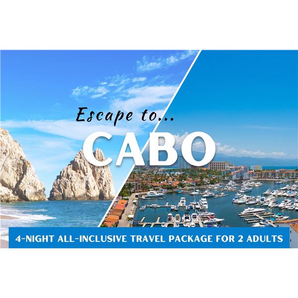 10 - CABO VACATION PACKAGE FOR 2
