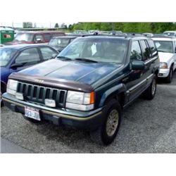 94 JEEP GRD CHEROKEE LTMD 4X4 4DR EXMT.                               