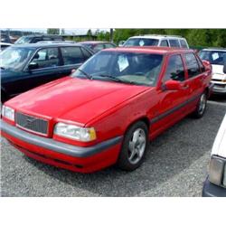 *96 VOLVO 850 4DR PREV INS CLAIM 130,651 ACTUAL                       