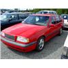 Image 1 : *96 VOLVO 850 4DR PREV INS CLAIM 130,651 ACTUAL                       